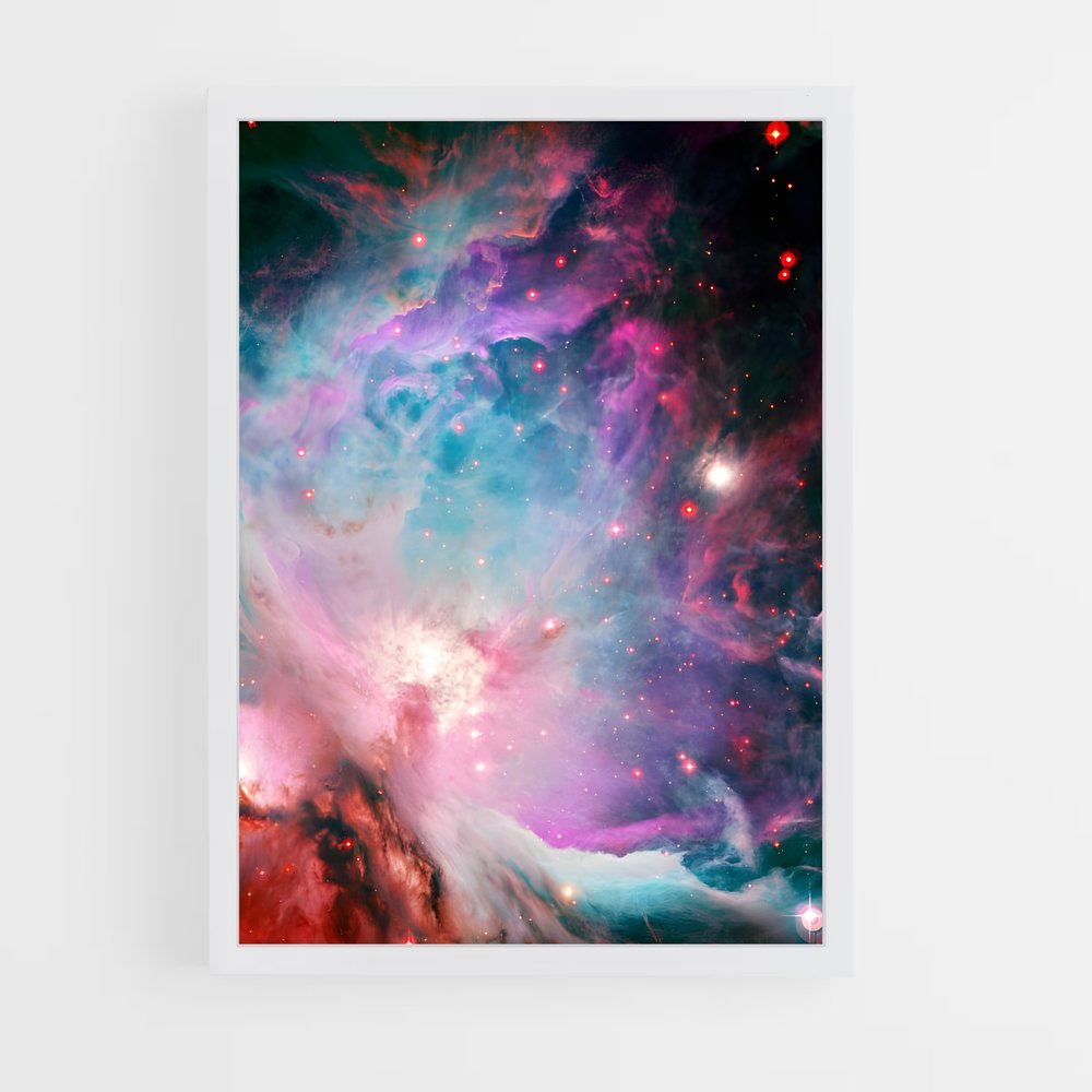 Poster Lumineux de la Nébulosité d'Orion – affiche Nébuleuses (vue 3)
